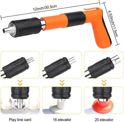 Adjustable Manual Nail Gun for Concrete, Woodworking Decoration Nailer Gun