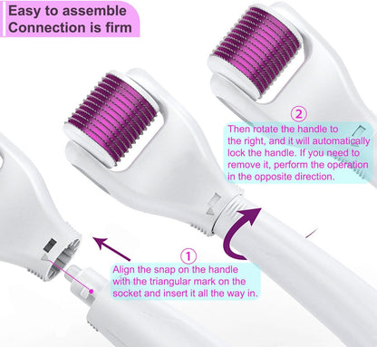 Home Use 6-In-1 Derma Microneedling Roller
