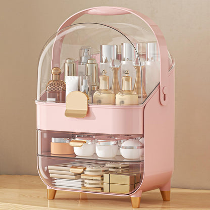 Acrylic Cosmetic Storage Box - Makeup Organizer Countertop